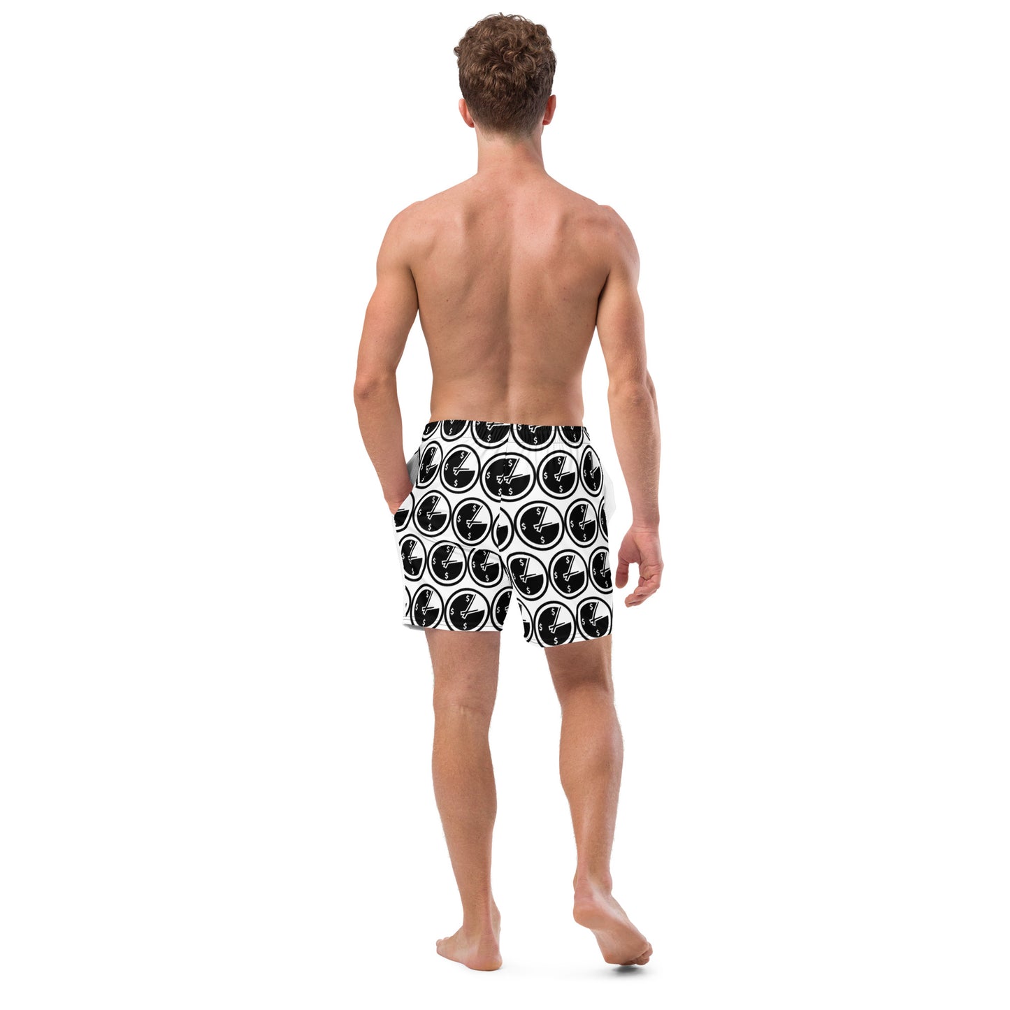 Time Is $ Men's Swim Trunks