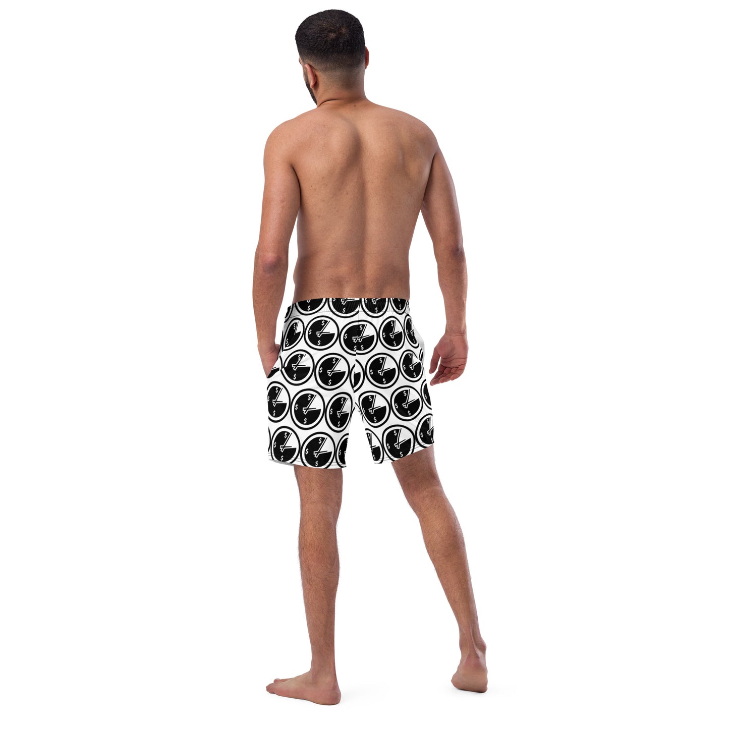Time Is $ Men's Swim Trunks