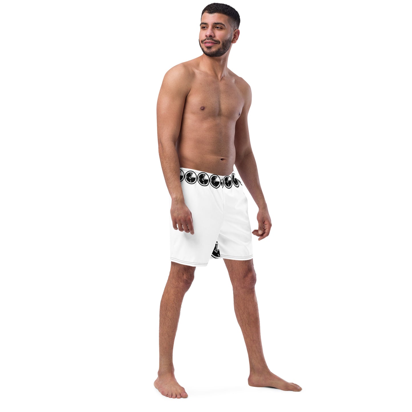 Time Is $ Men's Swim Trunks