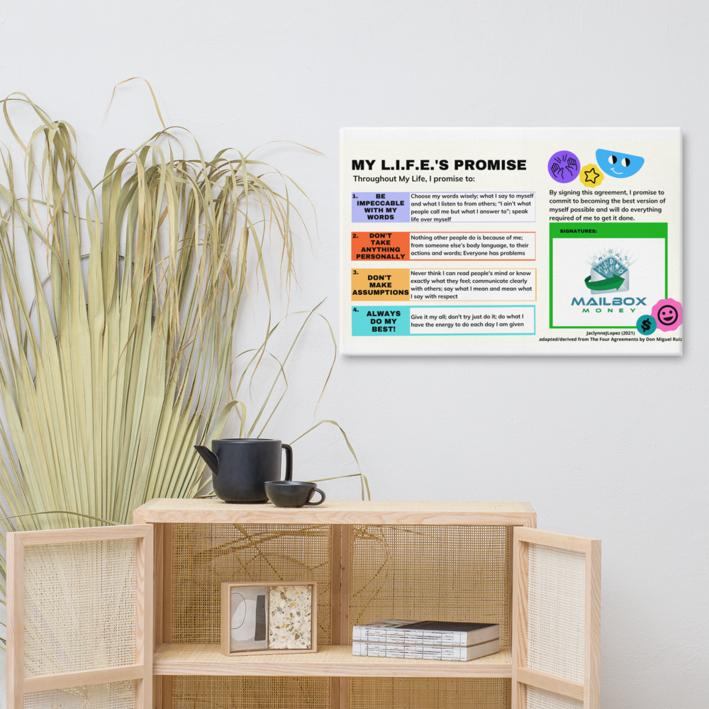 My Life's Promise Canvas (lg)