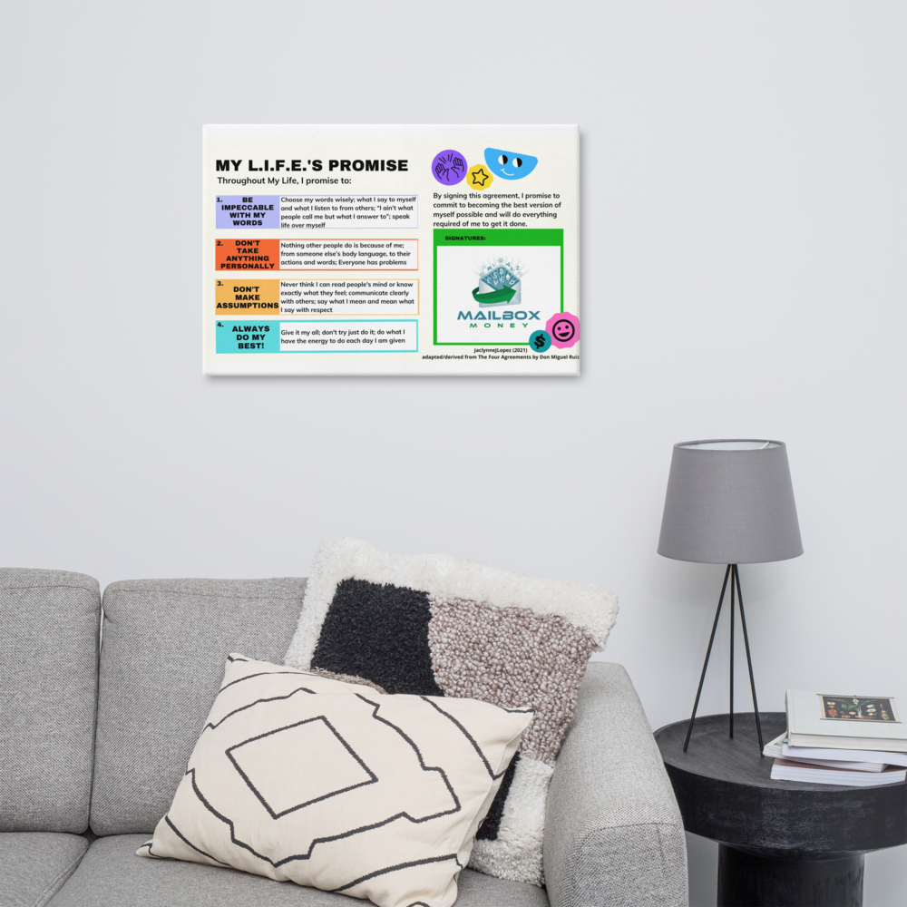 My Life's Promise Canvas (lg)