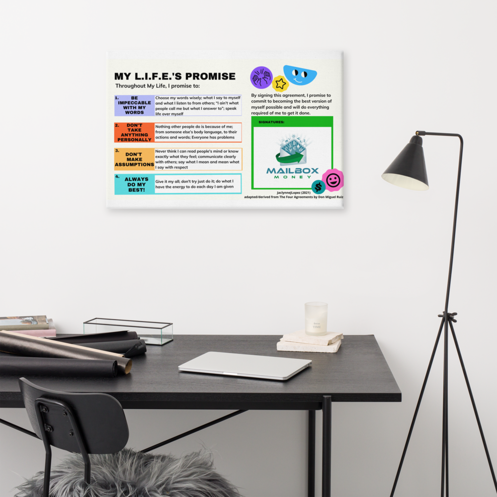 My Life's Promise Canvas (lg)