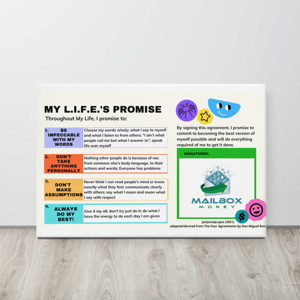 My Life's Promise Canvas (lg)