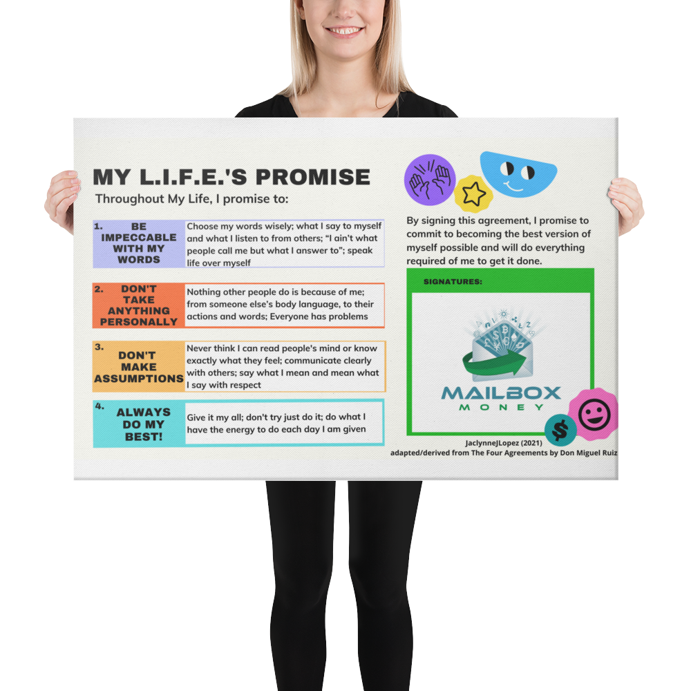 My Life's Promise Canvas (lg)